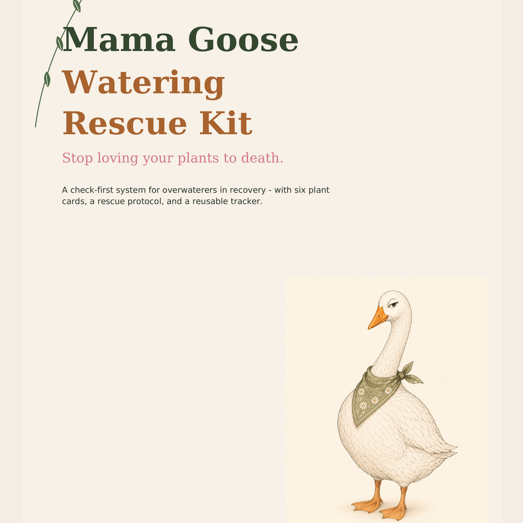 Mama Goose Watering Rescue Kit