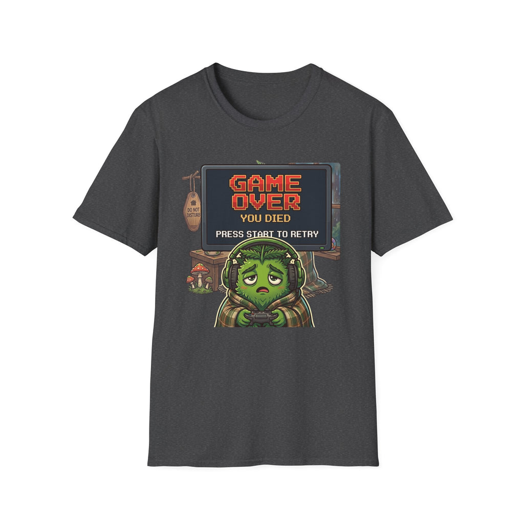 GAME OVER PRESS START TO RETRY C1 T-Shirt