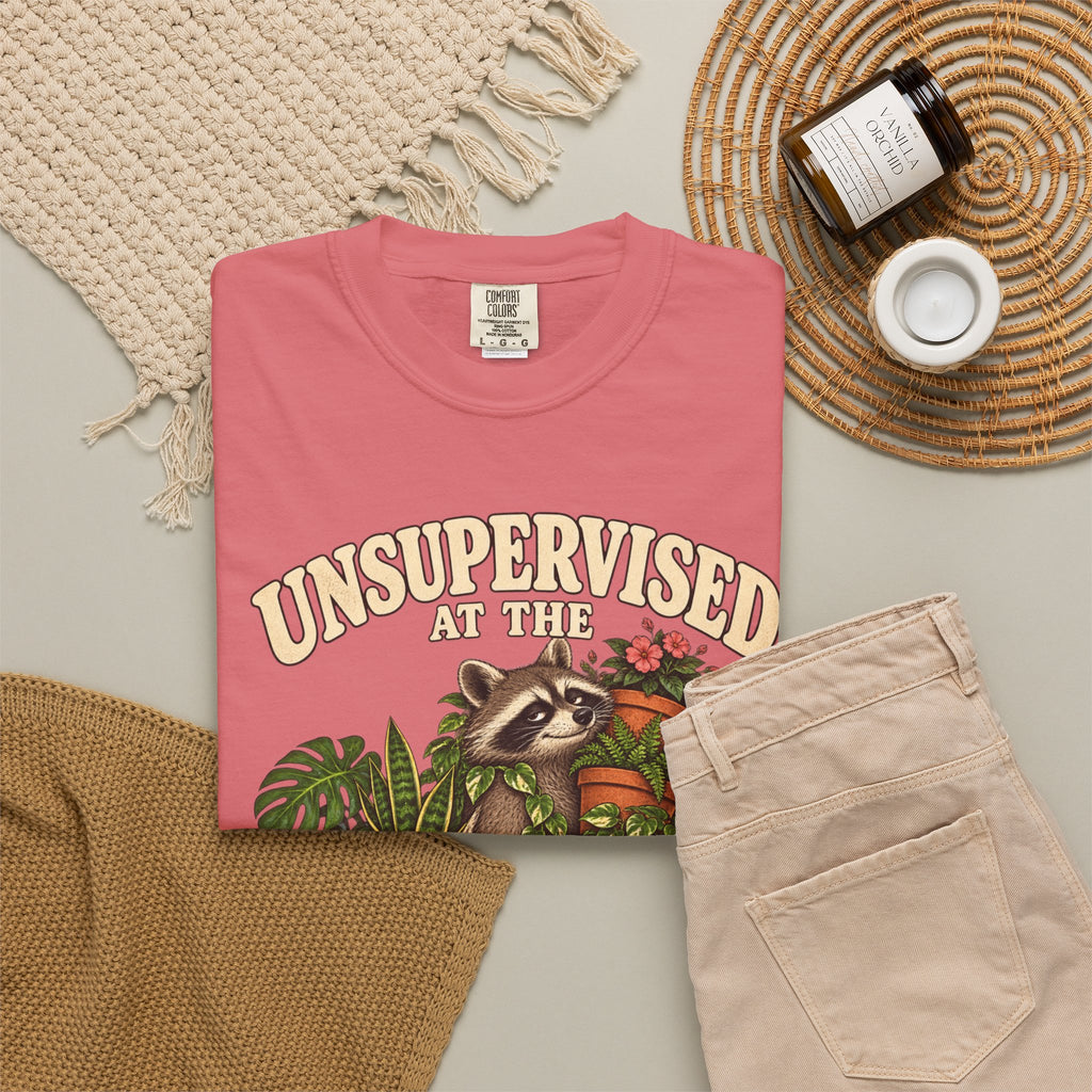 Unsupervised At the Plant Nursery - Premium T-Shirt