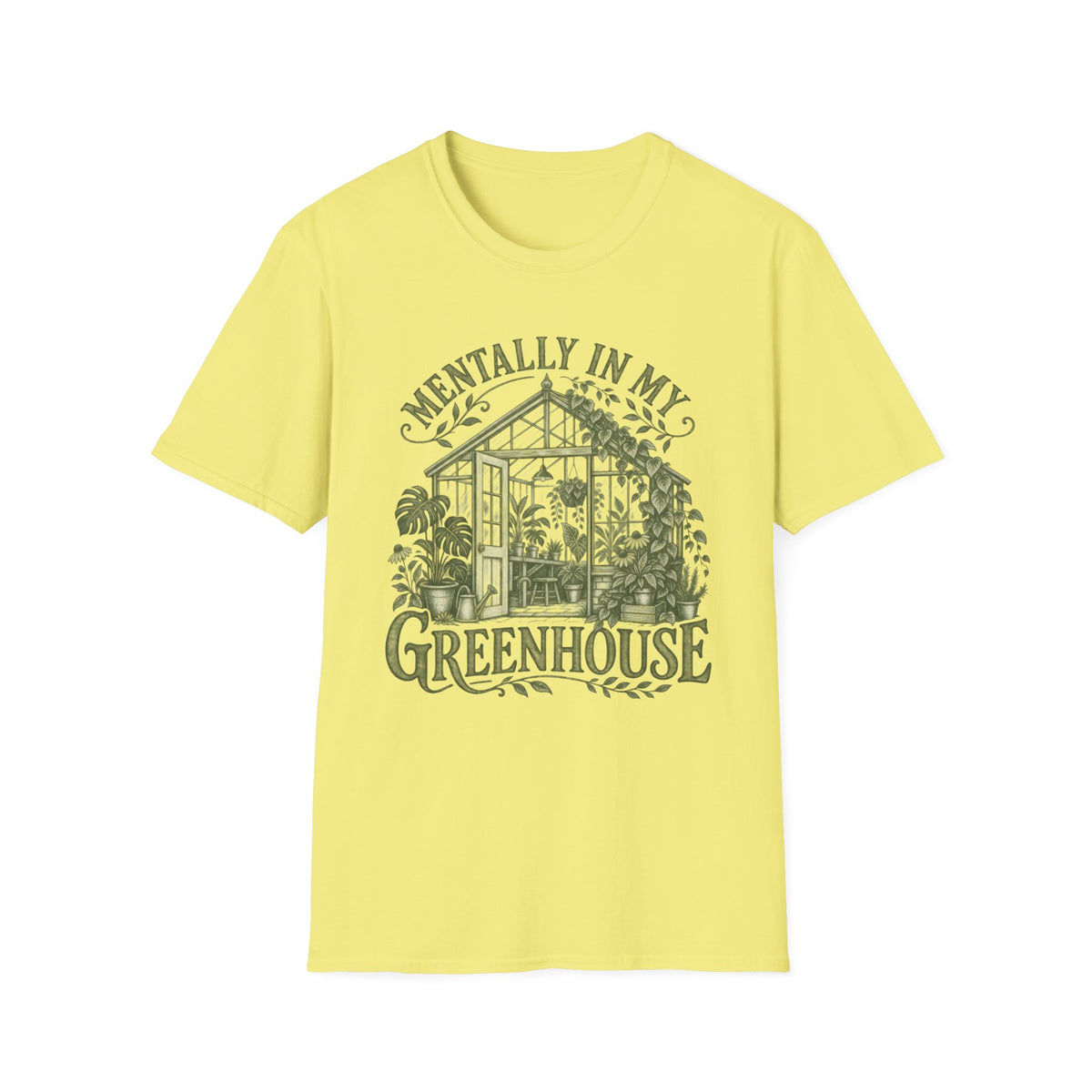 Mentally in My Greenhouse Dark C1 T-Shirt