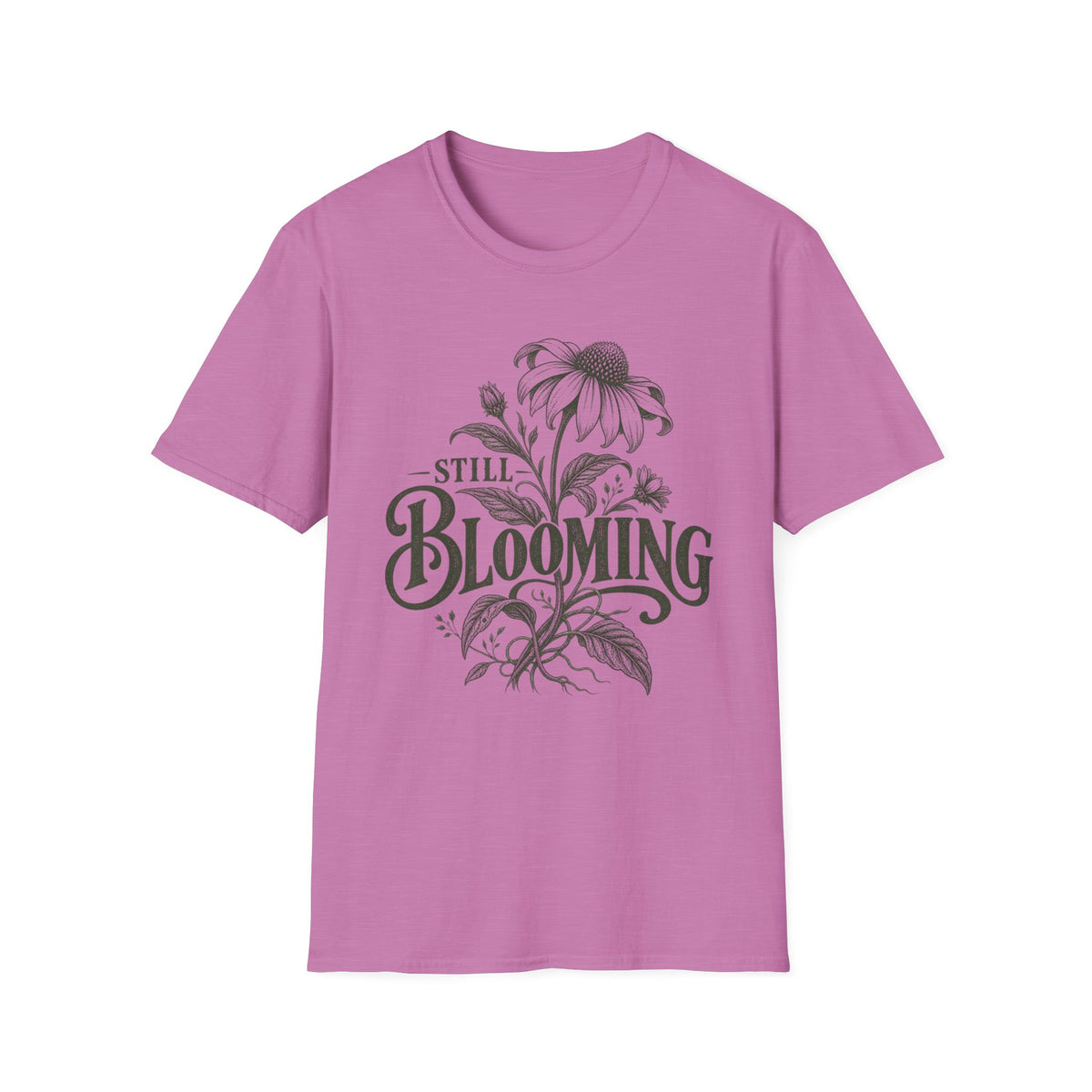 Still Blooming Botanical Emblem C1 T-Shirt