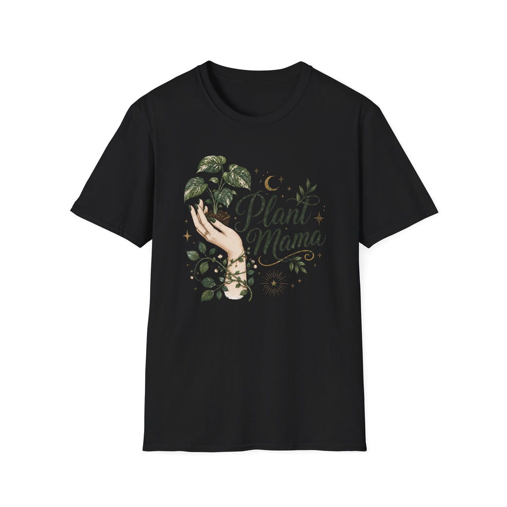Plant Mama Moon Hand T-Shirt C1