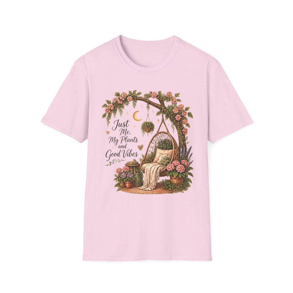 Just Me My Plants and Good Vibes C1 T-Shirt