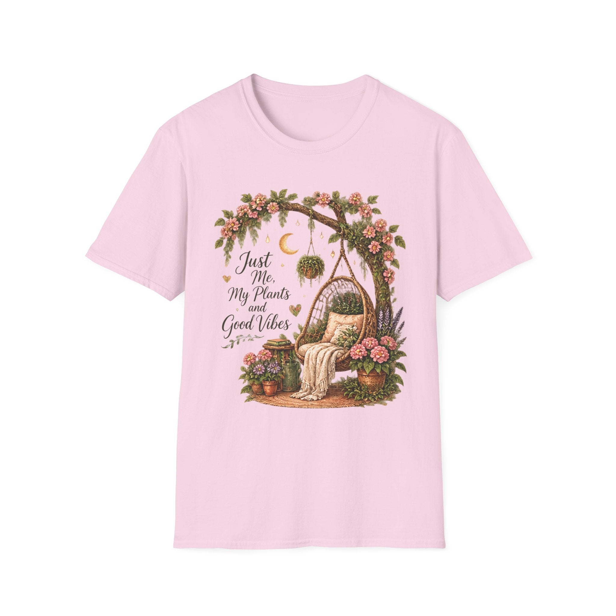 Just Me My Plants and Good Vibes C1 T-Shirt