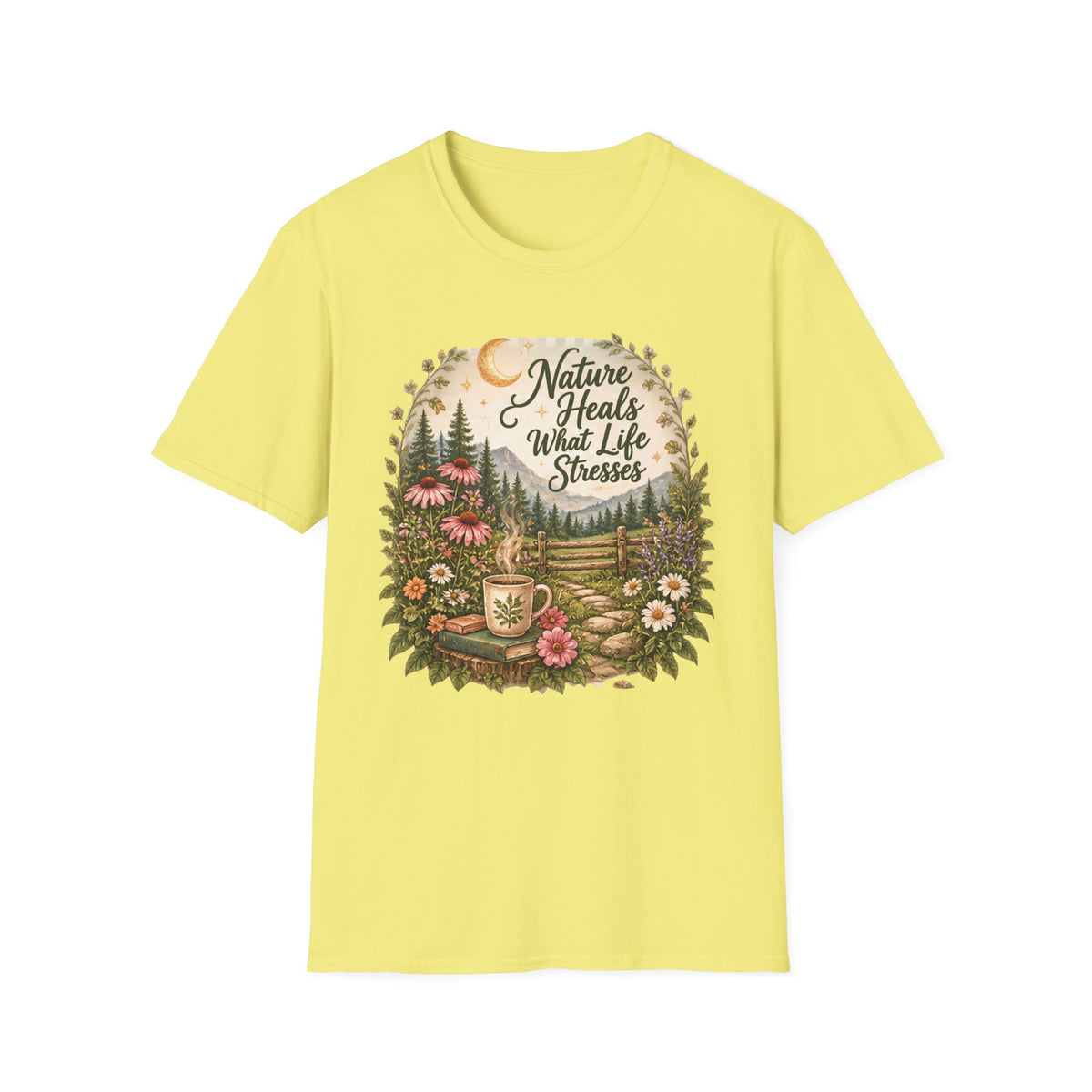 Natural Heals What Life Stresses C1 T-Shirt