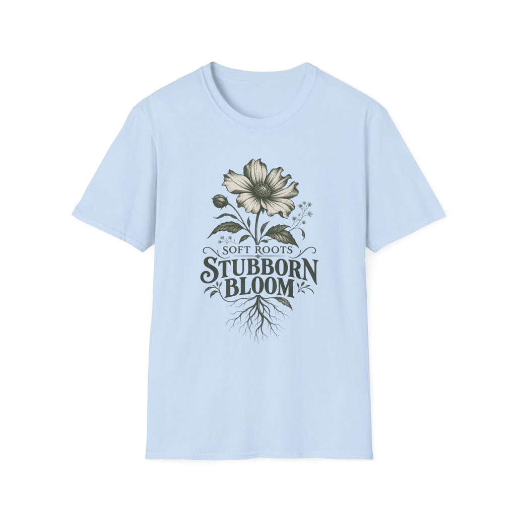 Soft Roots Stubborn Bloom Dark C1 T-Shirt
