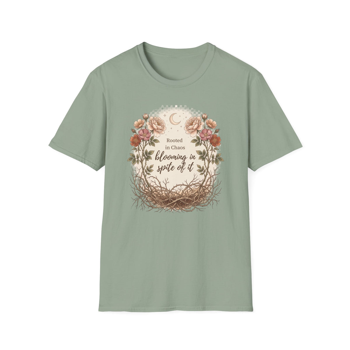 Rooted in Chaos Blooming Onward CL1G1 T-Shirt