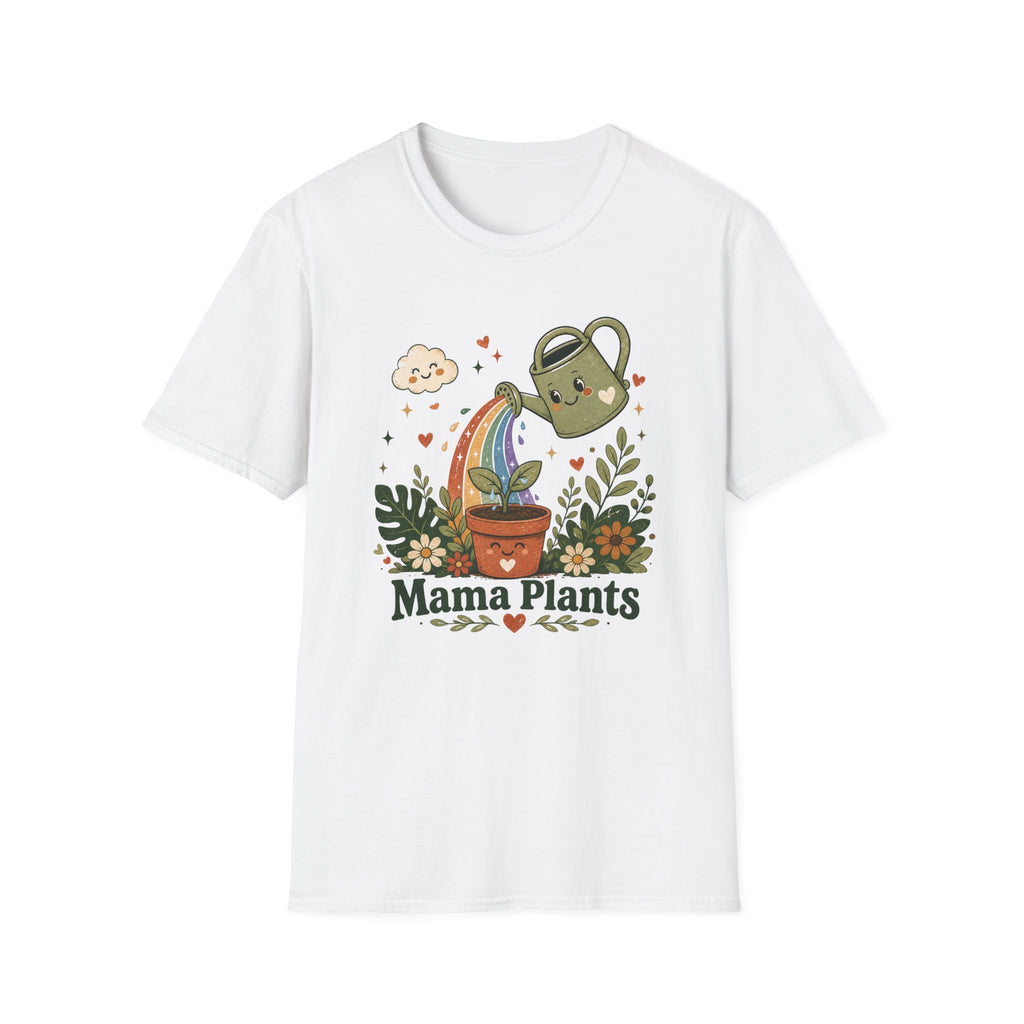 Rainbow Water Can Mama Plants C1 T-Shirt