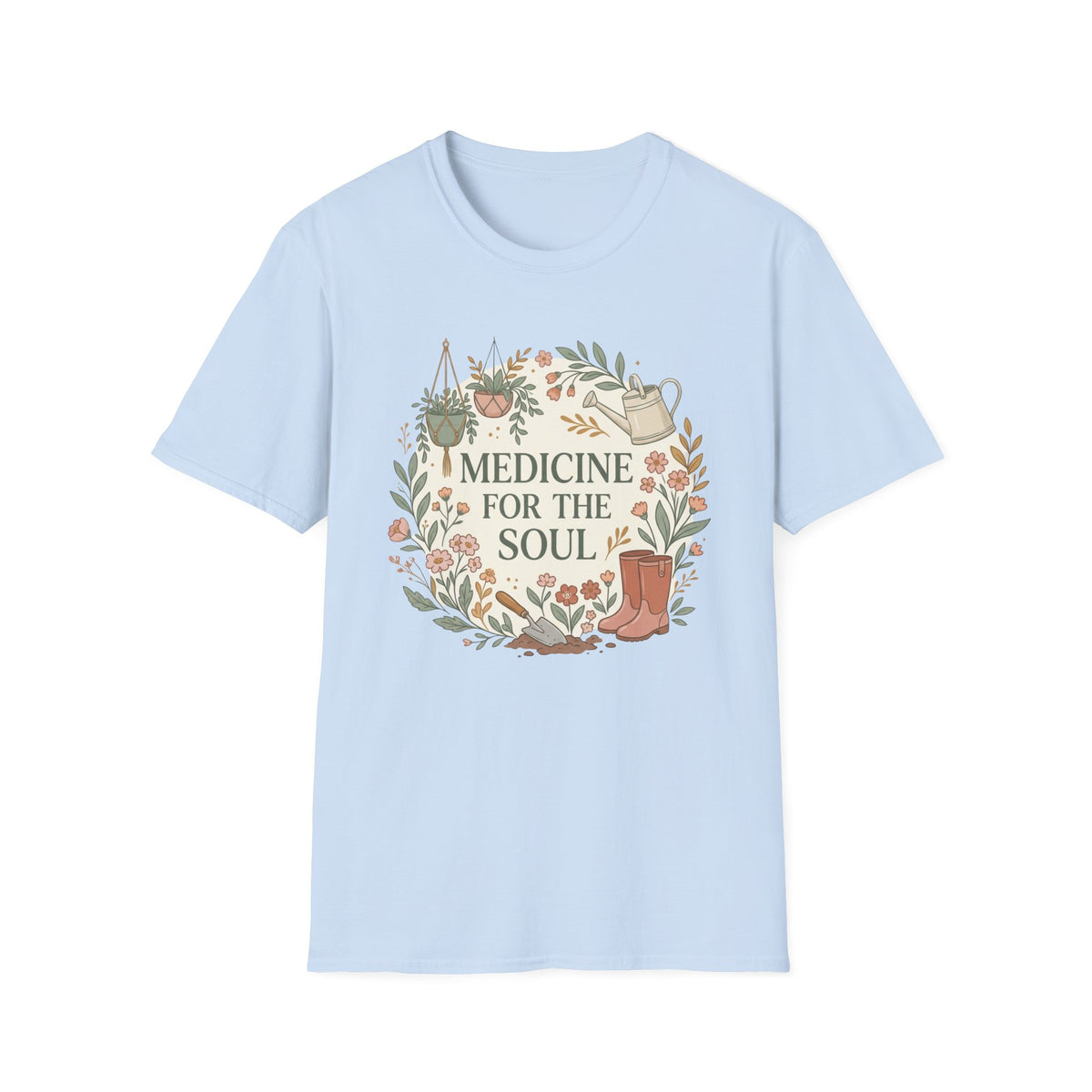 Medicine for the Soul Garden Wreath G1 T-Shirt