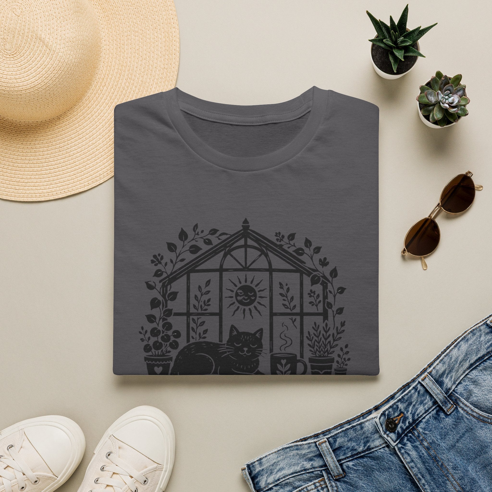 Cool Cat Hot Coffee Warm Sunshine T-Shirt