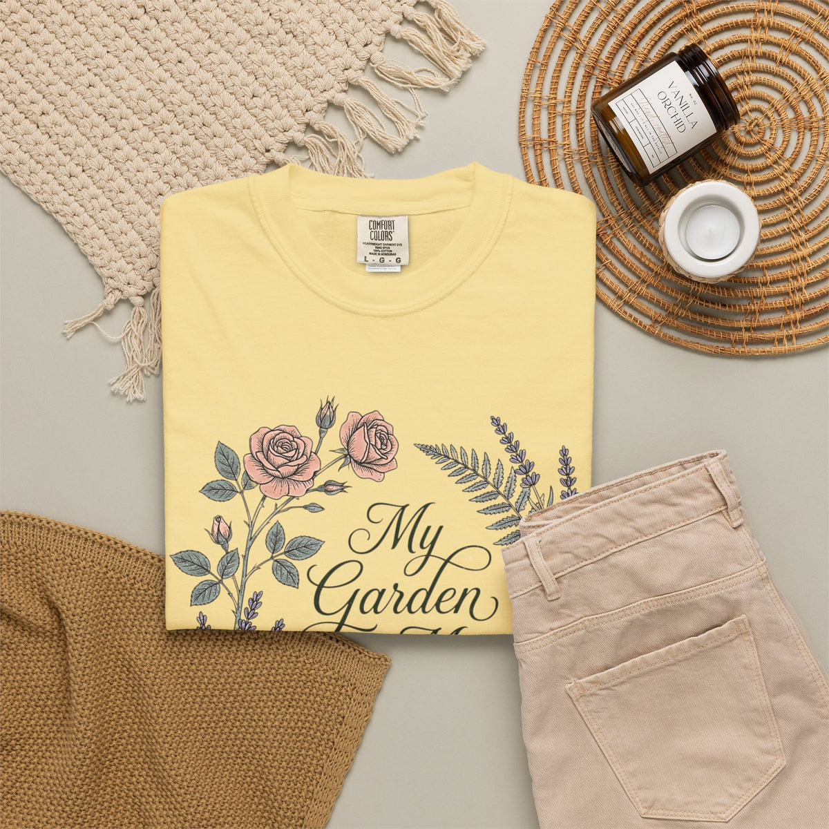 My Garden is My Sanctuary - Premium T-Shirt