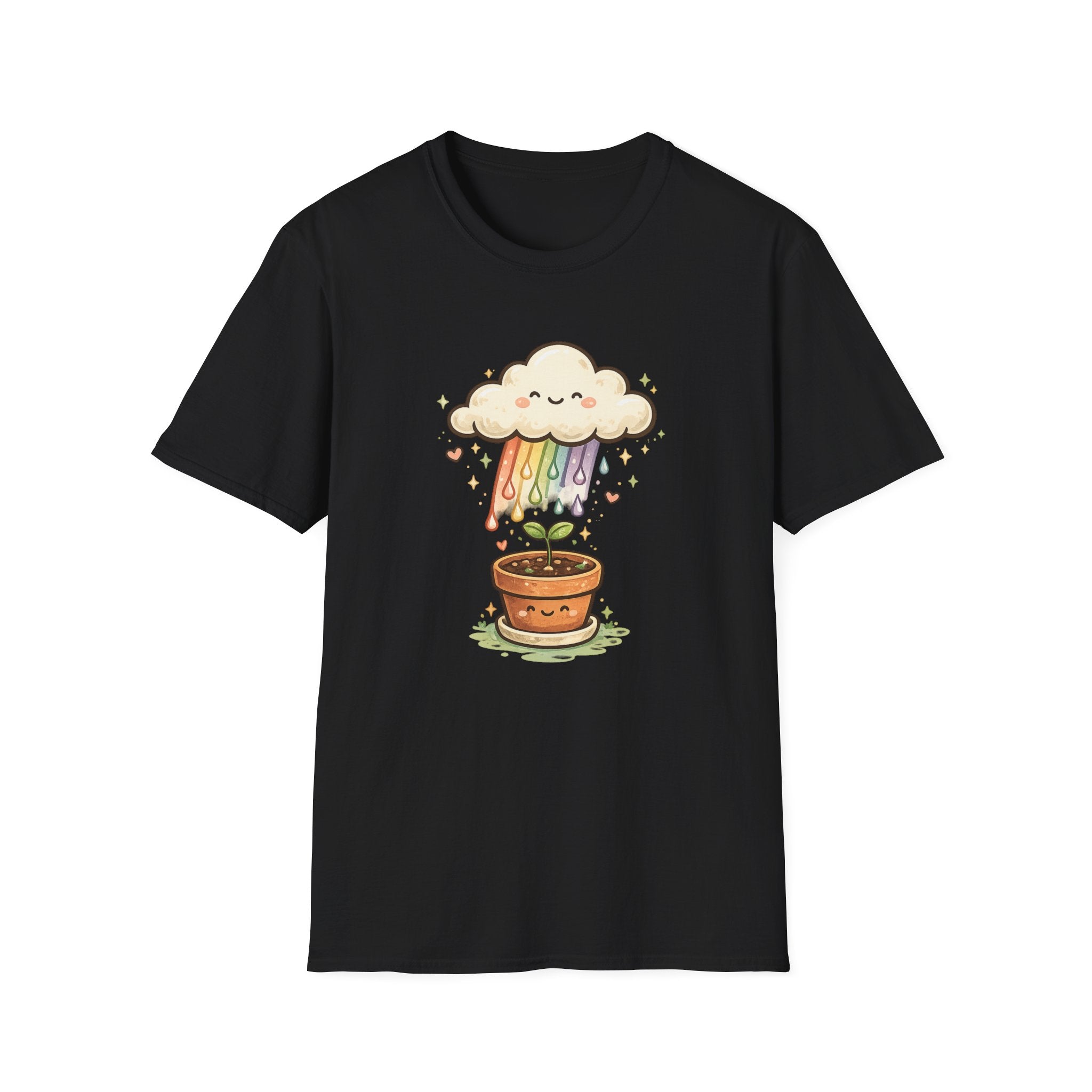 Rainbow Rain Pot C1 T-Shirt