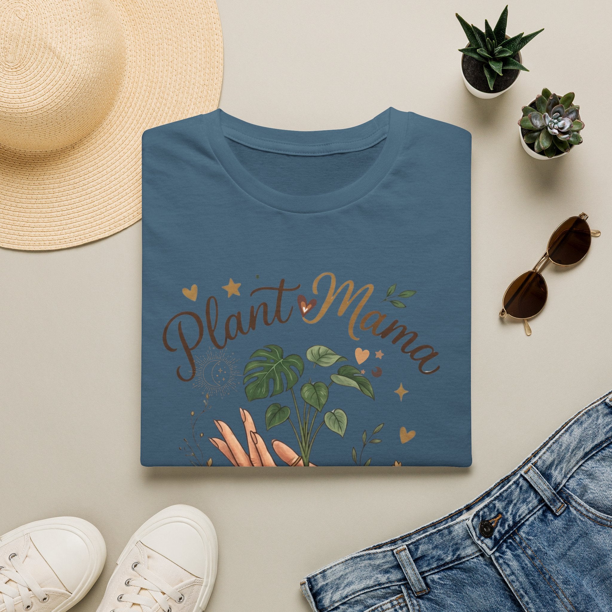 Plant Mama Moon Hand G2 T-Shirt