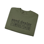 Seed Dealer Crewneck Sweatshirt – Botanical Seed Packet Graphic