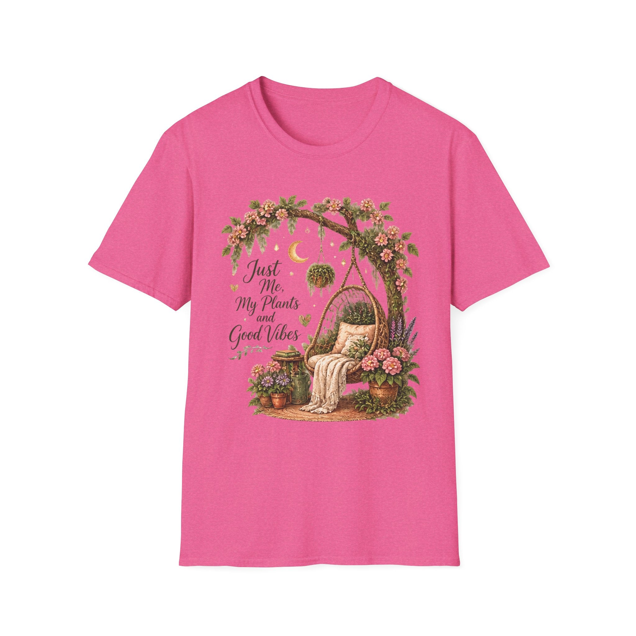 Just Me My Plants and Good Vibes C1 T-Shirt