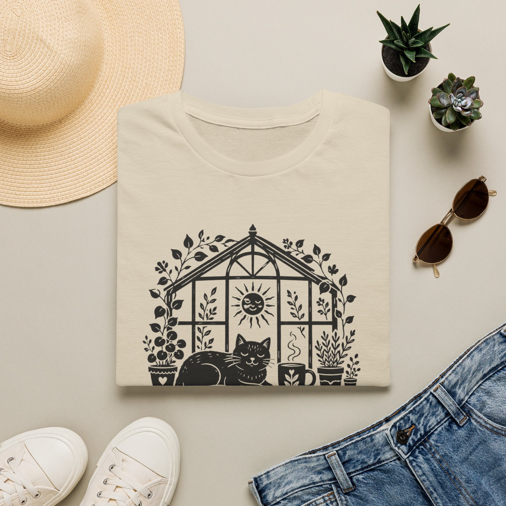 Cool Cat Hot Coffee Warm Sunshine T-Shirt
