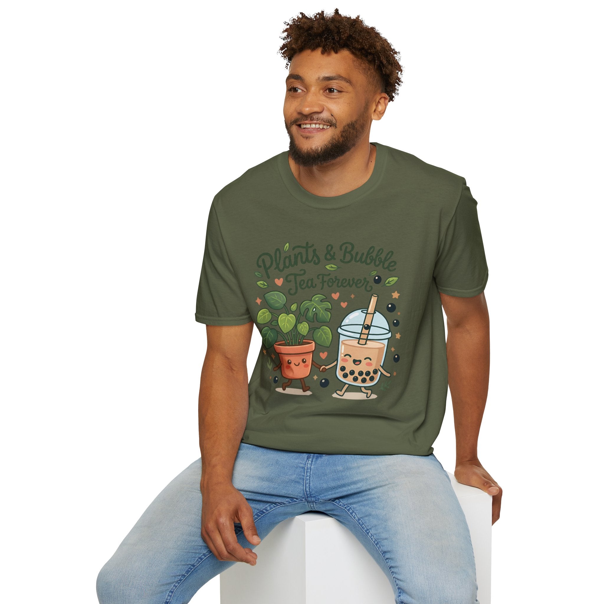 Plants & Bubble Tea Forever G1 T-Shirt