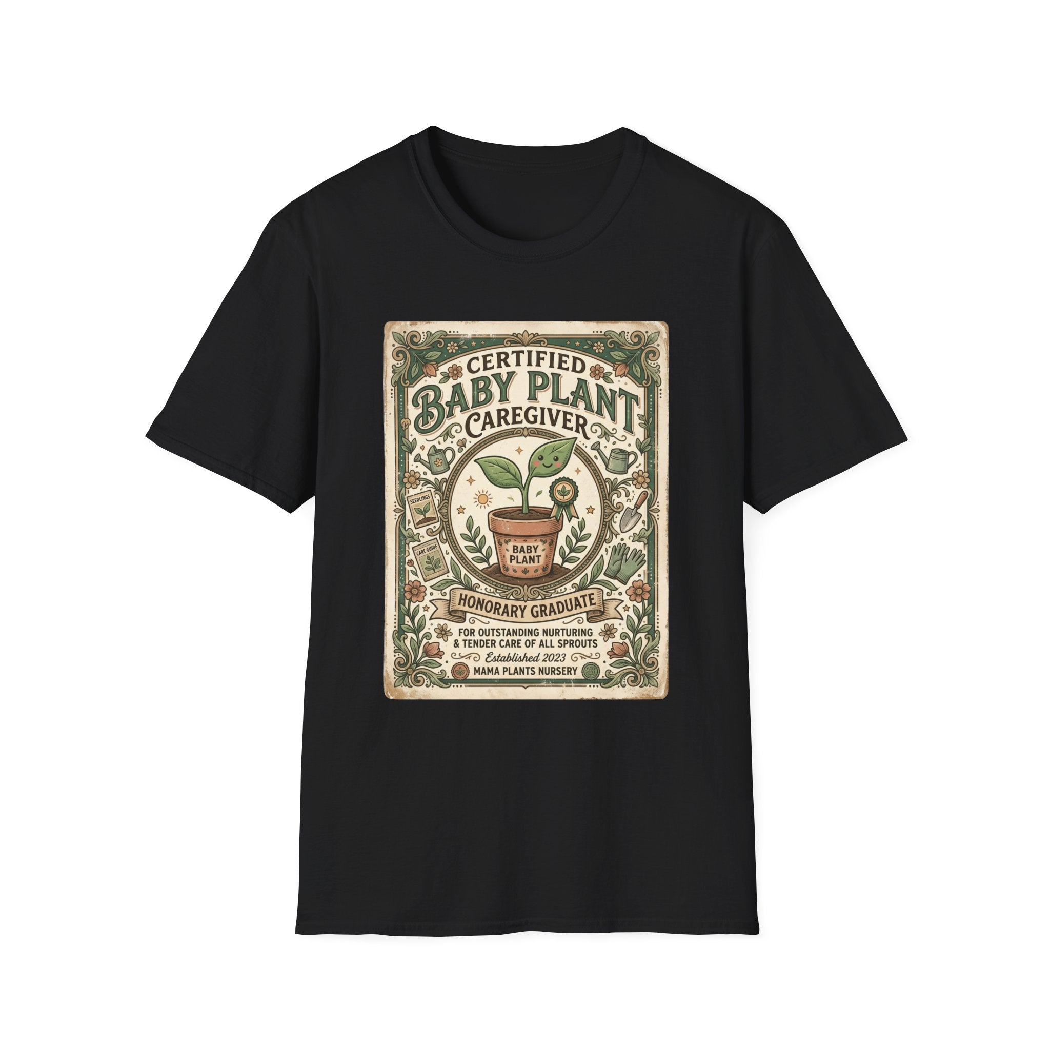 Certified Baby Plant Caregiver G1 T-Shirt
