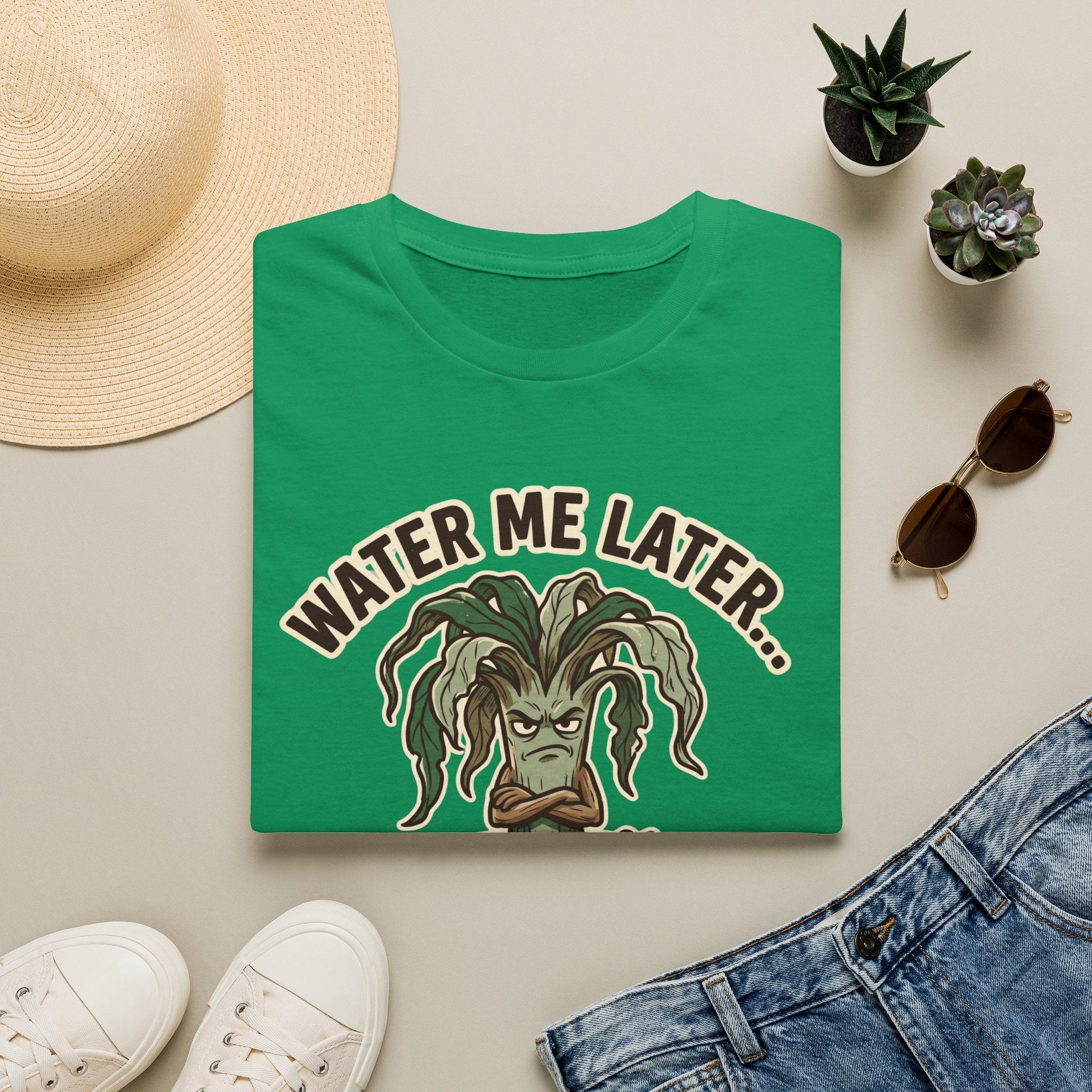 Water Me Later Underwatered Plant Sass G1 T-Shirt