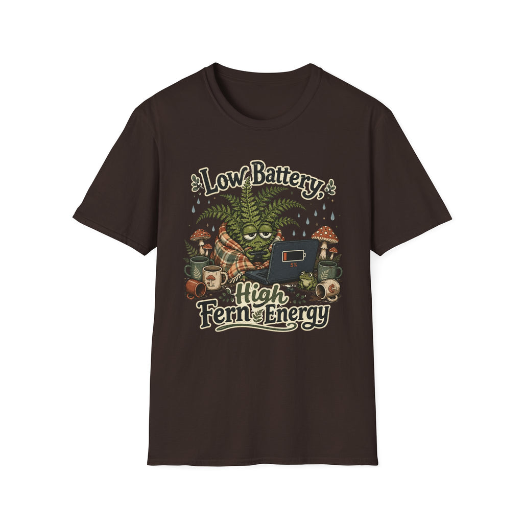 Low Battery High Fern Energy C1 T-Shirt