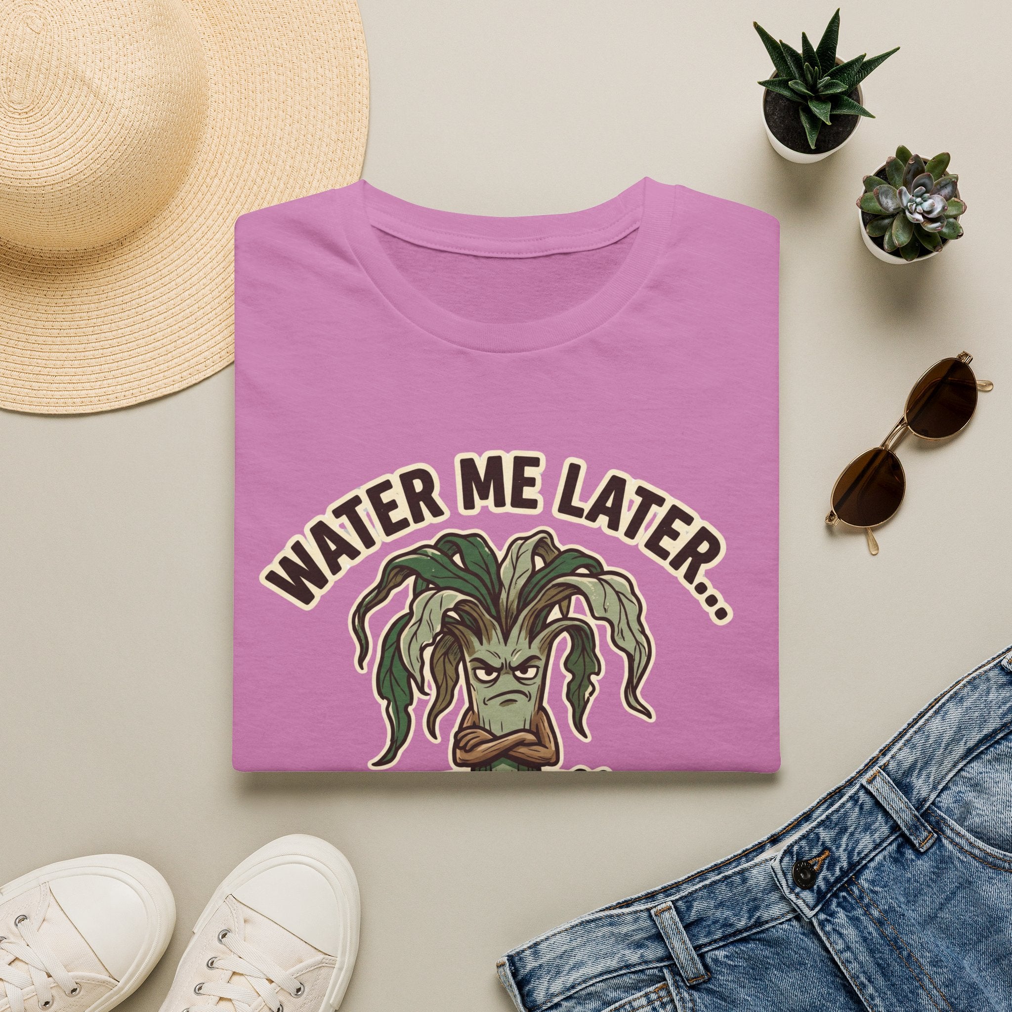 Water Me Later Underwatered Plant Sass G1 T-Shirt