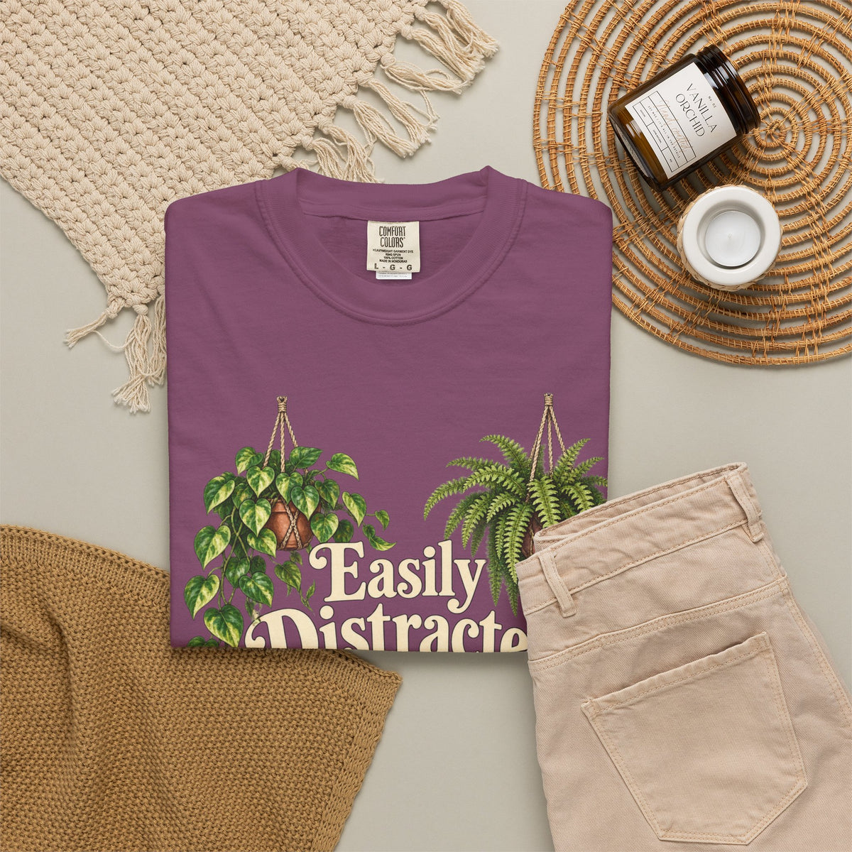 Easily Distracted by Plants - Premium T-Shirt