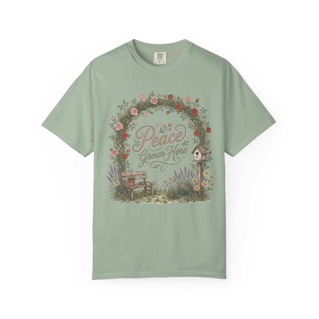 Peace Grows Here Premium T-Shirt