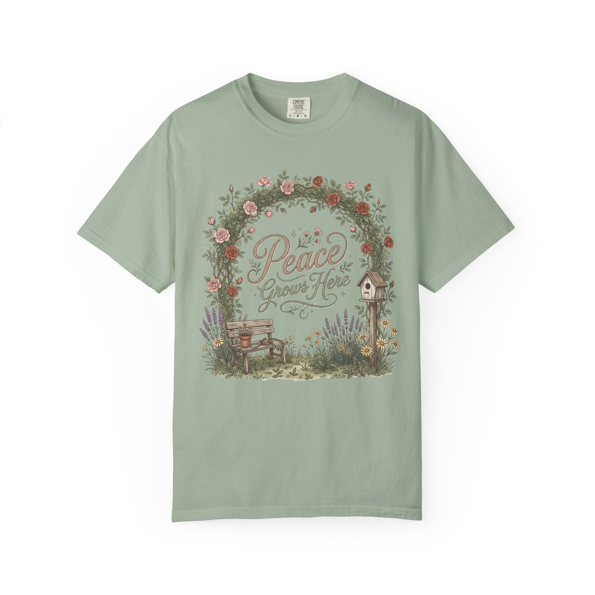 Peace Grows Here Premium T-Shirt