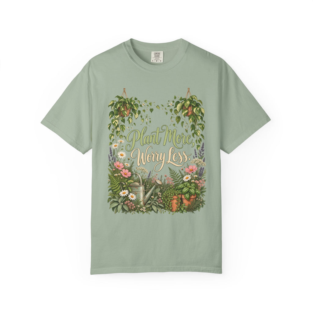 Plant More Worry Less C1 - Premium T-Shirt