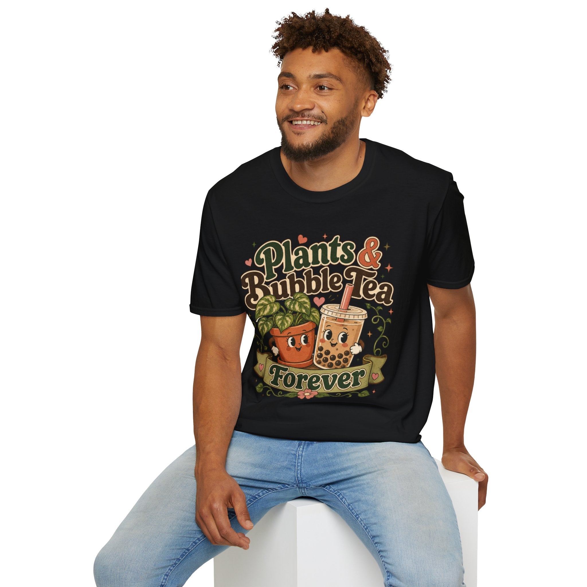 Plants & Bubble Tea Forever C1 T-Shirt