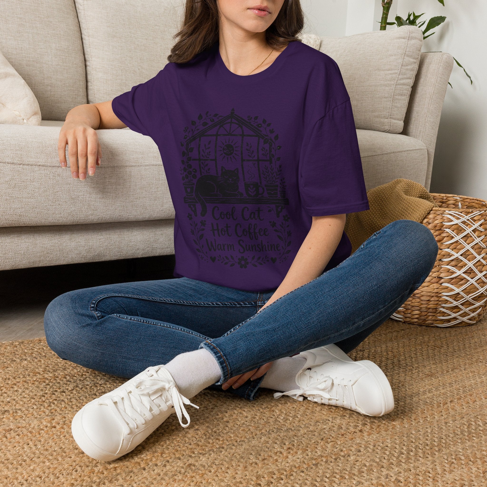 Cool Cat Hot Coffee Warm Sunshine T-Shirt