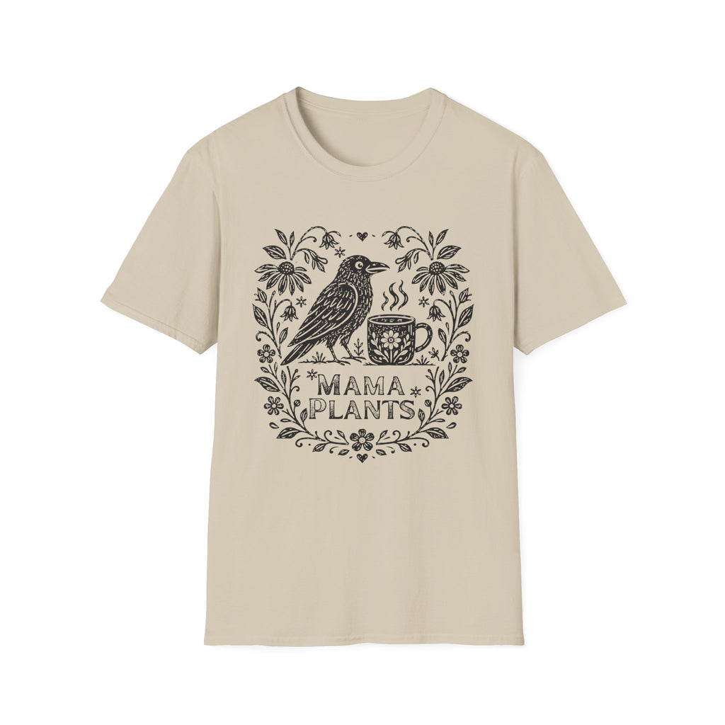 Crow Coffee Garden Mama Plants C1 T-Shirt
