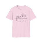 Sorry I have plants Black Line Art C1 T-Shirt
