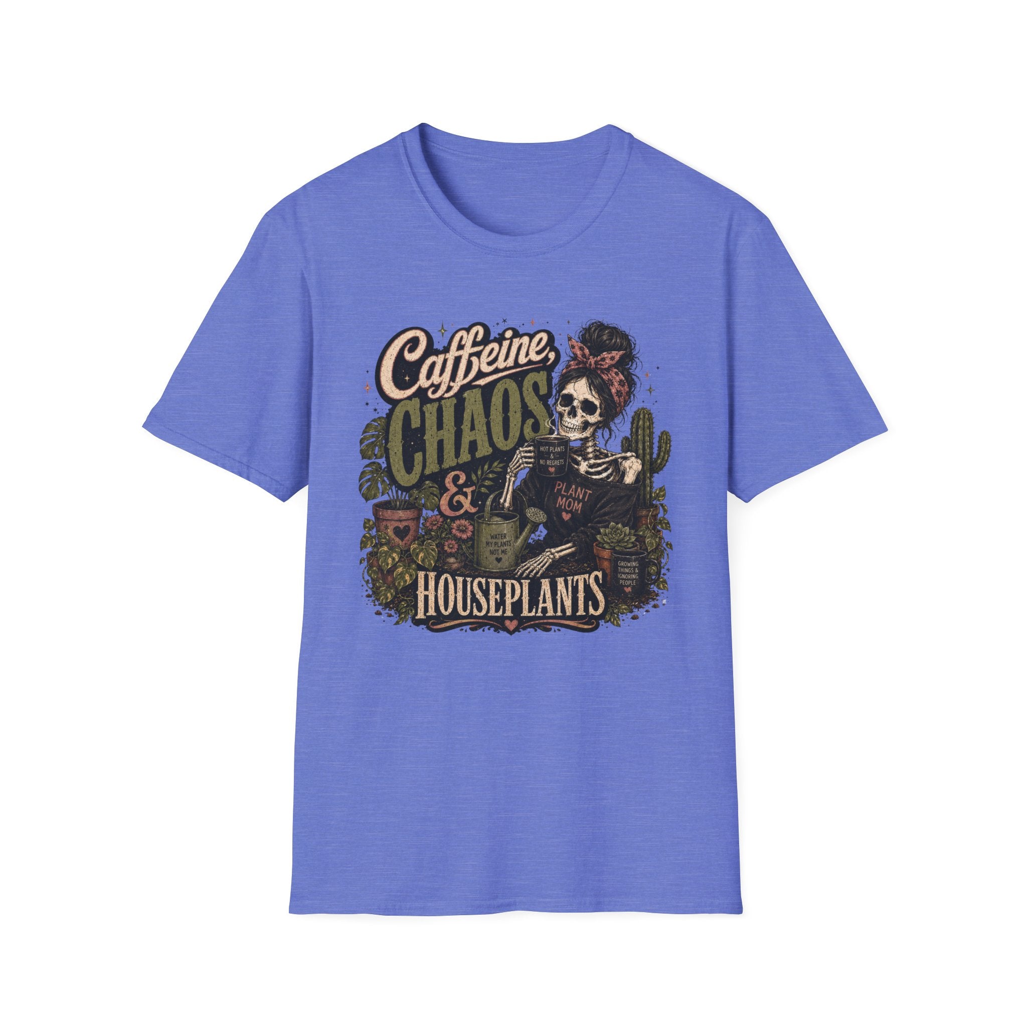 Caffeine Chaos Houseplants Gothic C1 T-Shirt