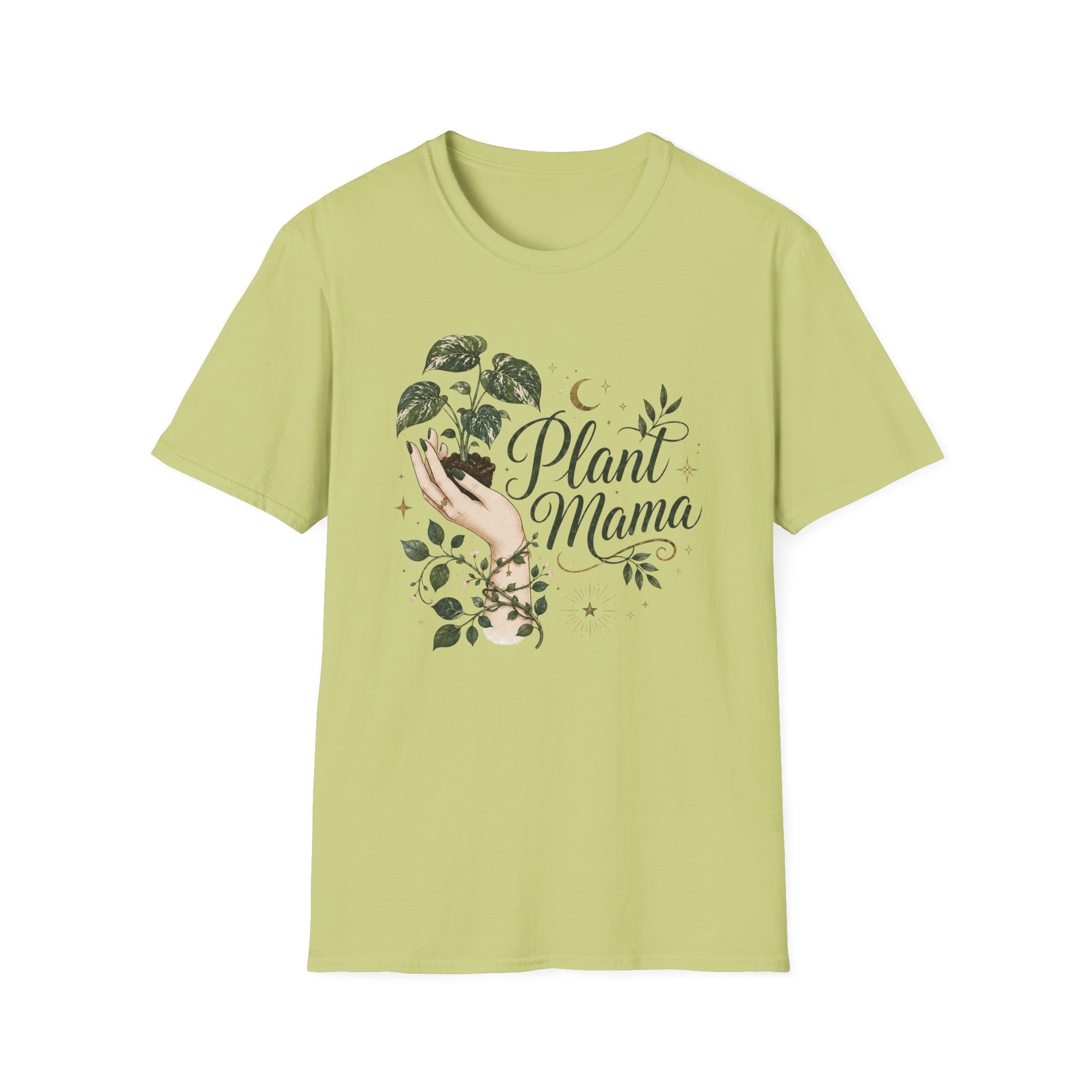 Plant Mama Moon Hand T-Shirt C1
