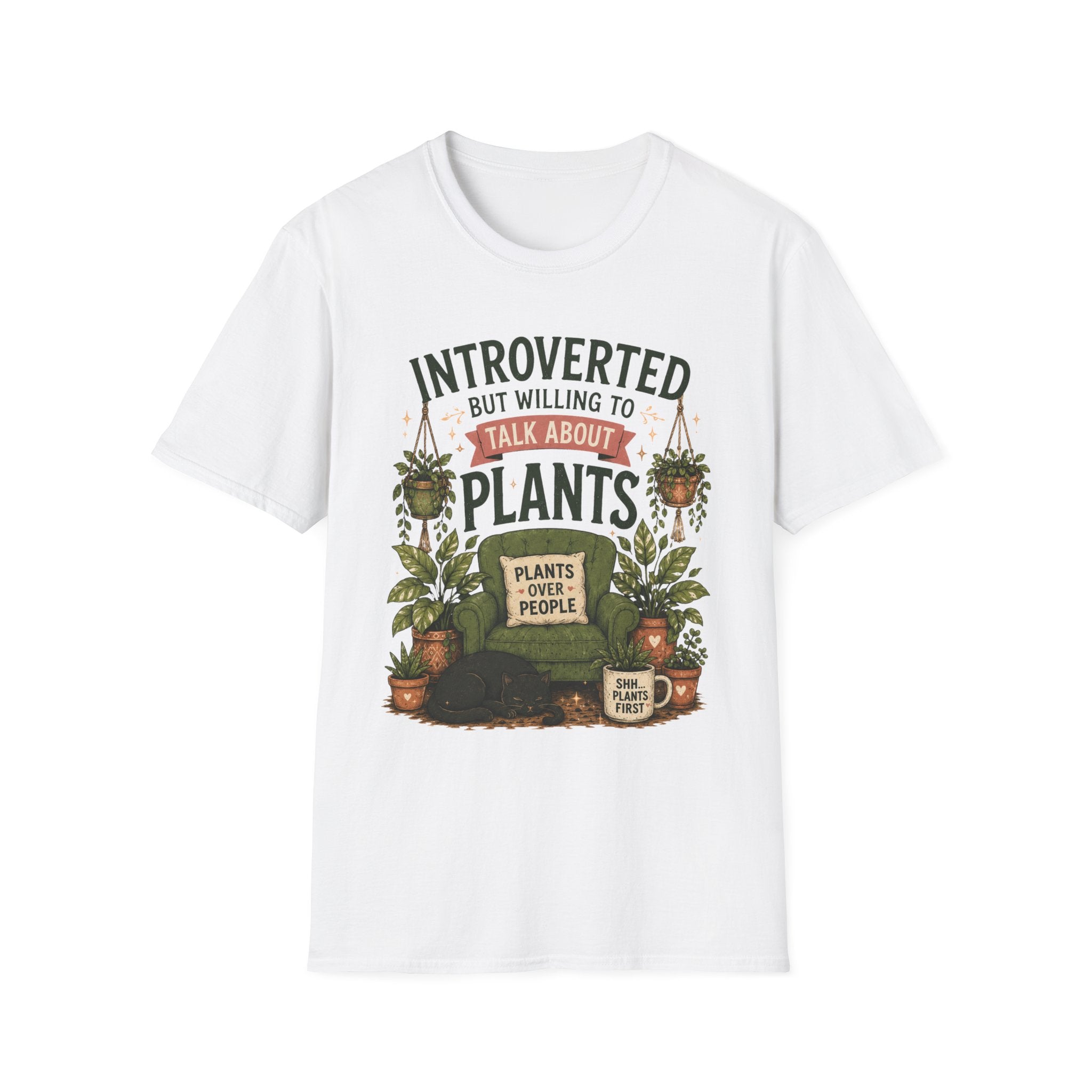 Introverted But Willing to Talk About Plants C1 T-Shirt