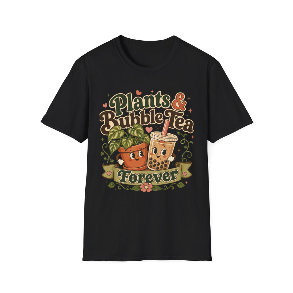 Plants & Bubble Tea Forever C1 T-Shirt