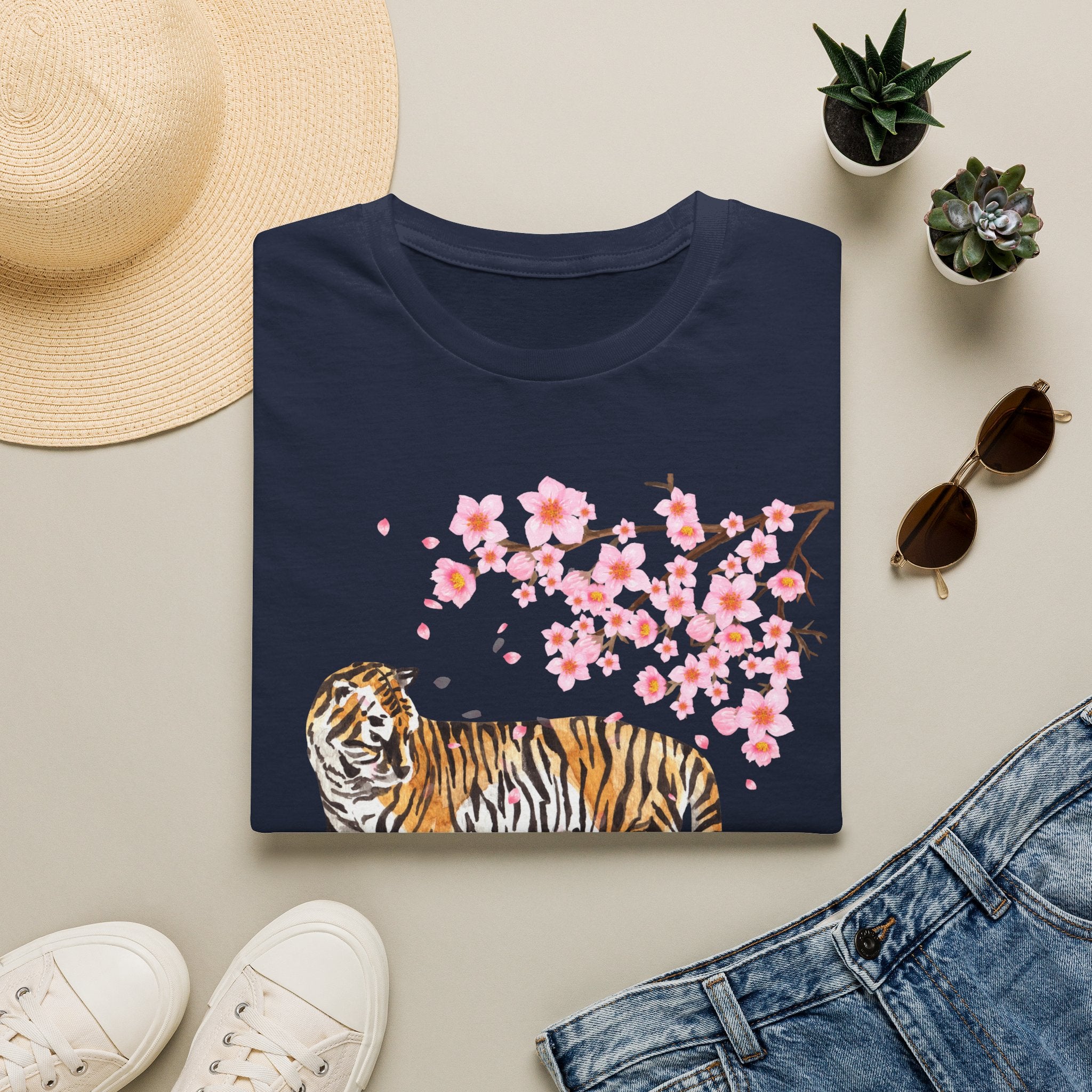 Easy Tiger Cherry Blossoms T-Shirt