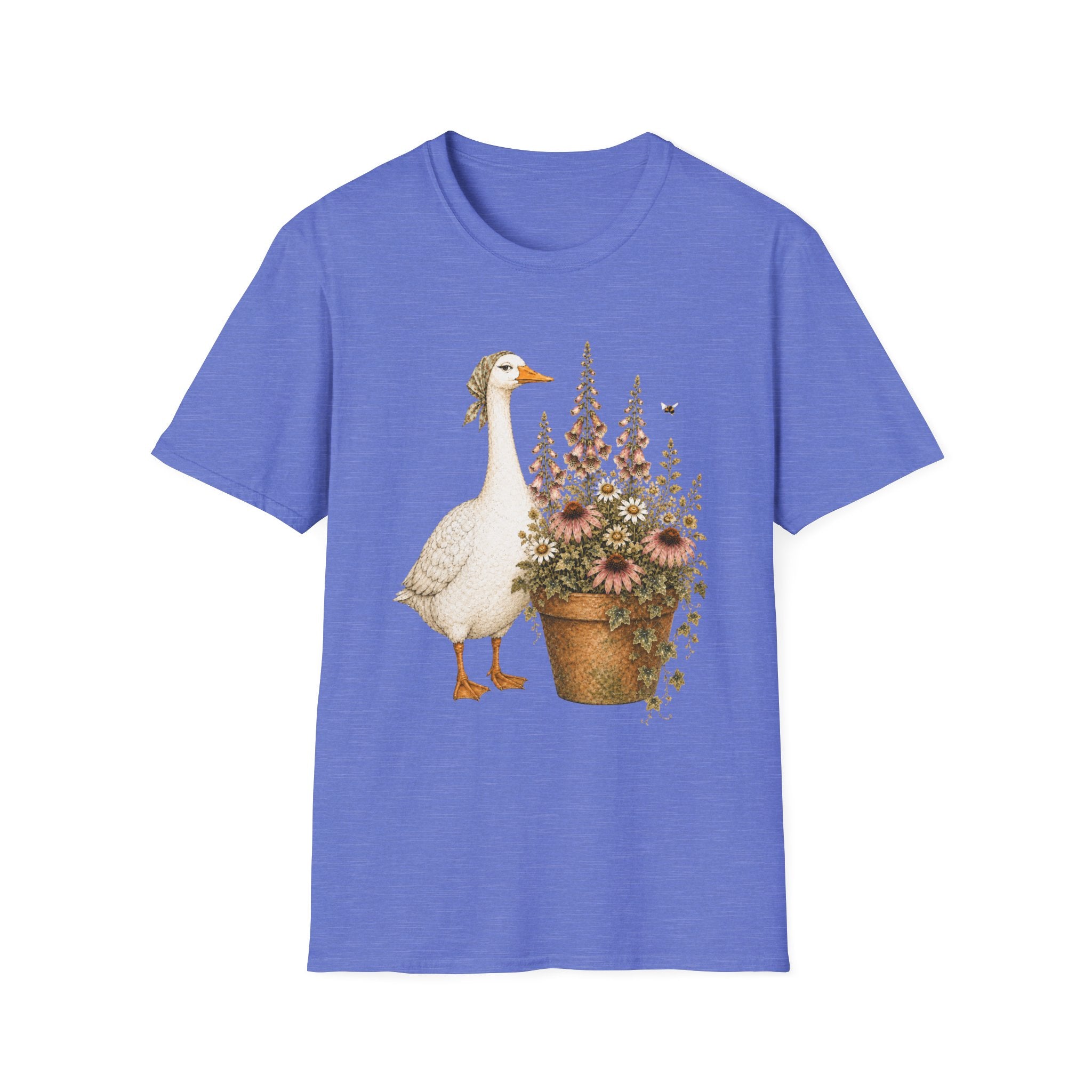 Mama Goose in a floral garden pot C1 T-Shirt