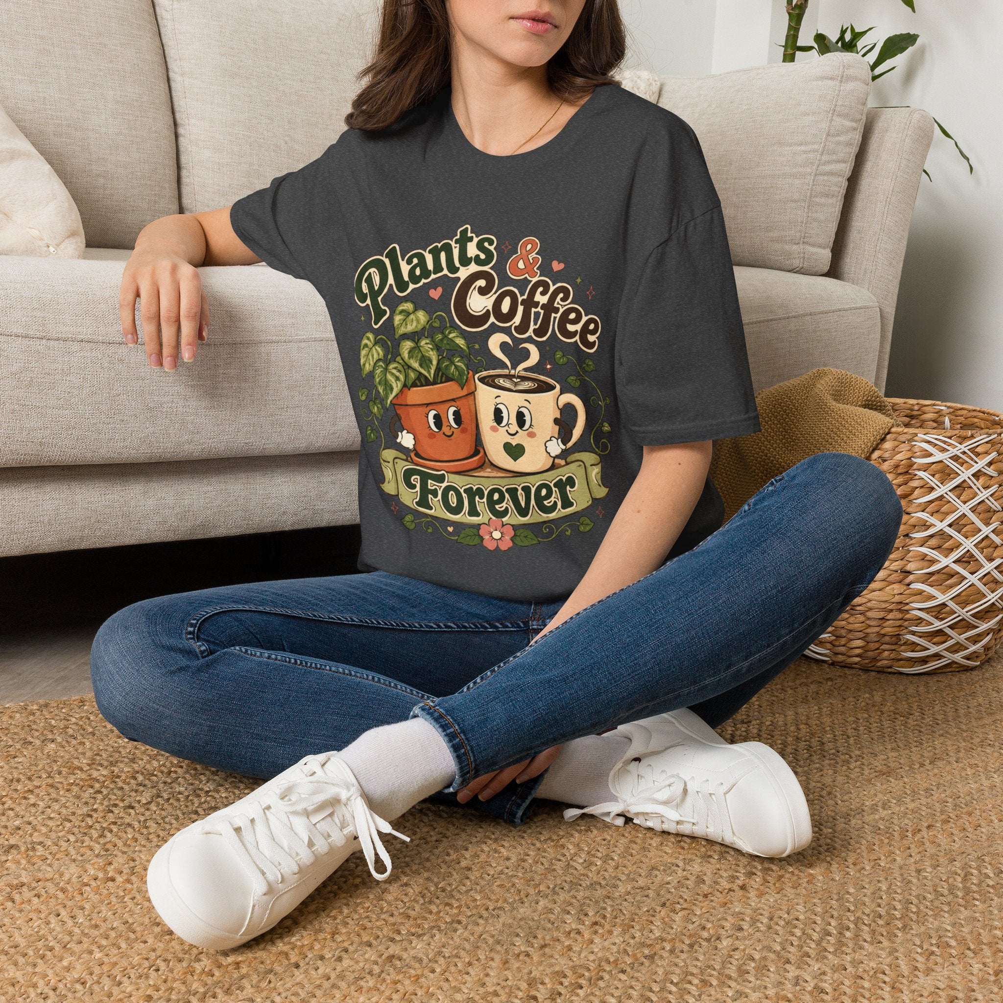 Plants & Coffee Forever C1 T-Shirt