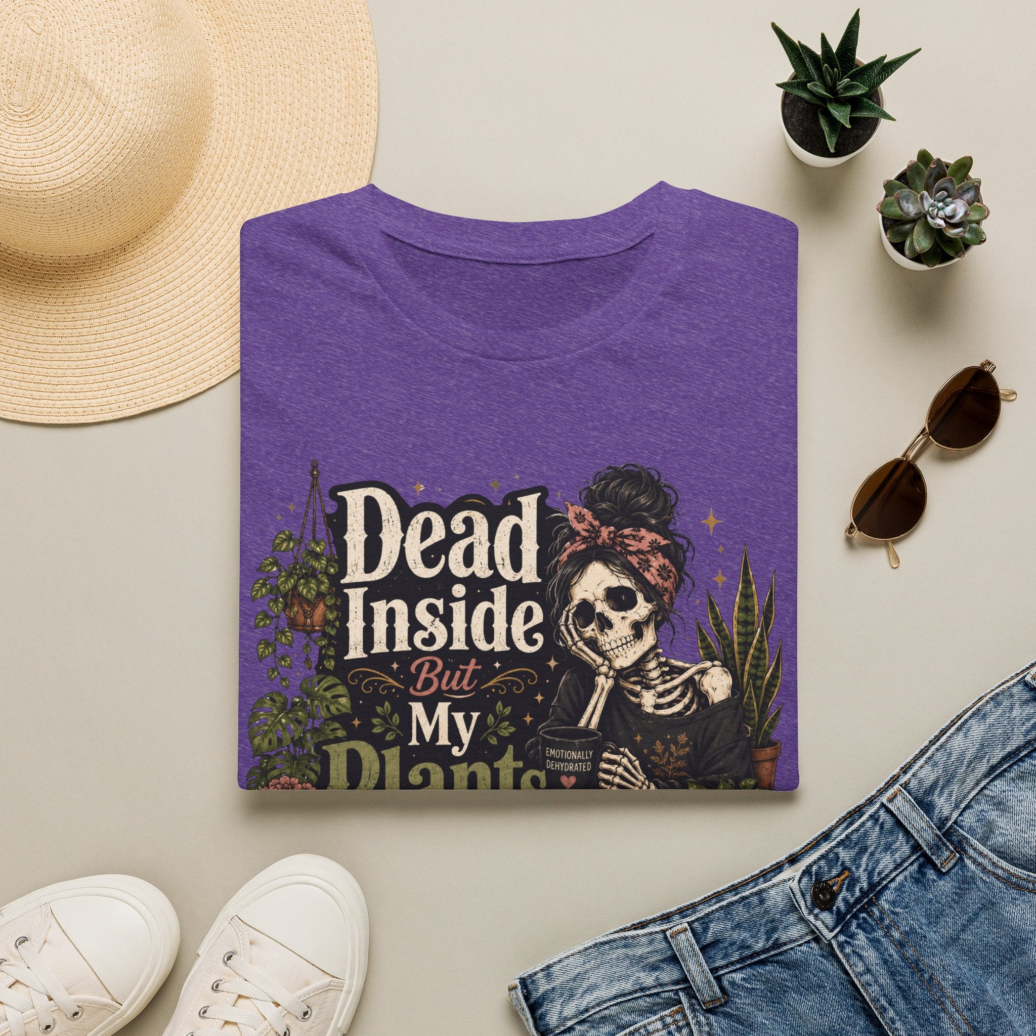Dead Inside But My Plants Are Thriving C2 T-Shirt