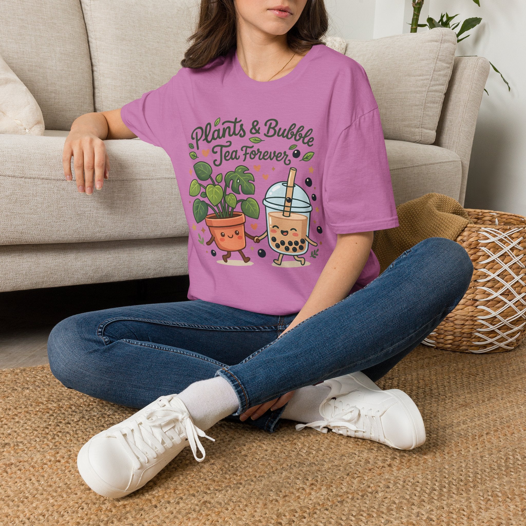 Plants & Bubble Tea Forever G1 T-Shirt