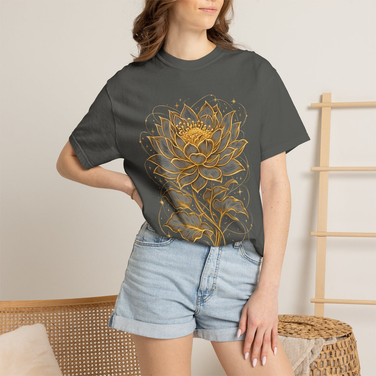 Lotus Flower Blooming Peace - Premium T-Shirt