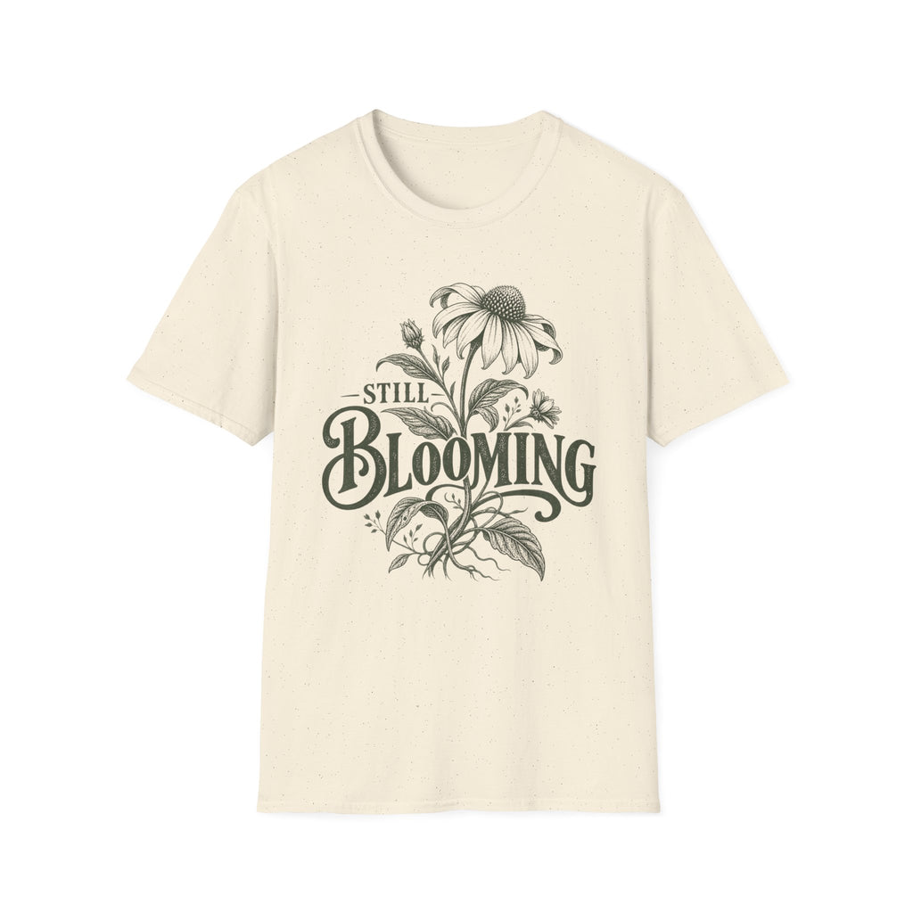 Still Blooming Botanical Emblem C1 T-Shirt