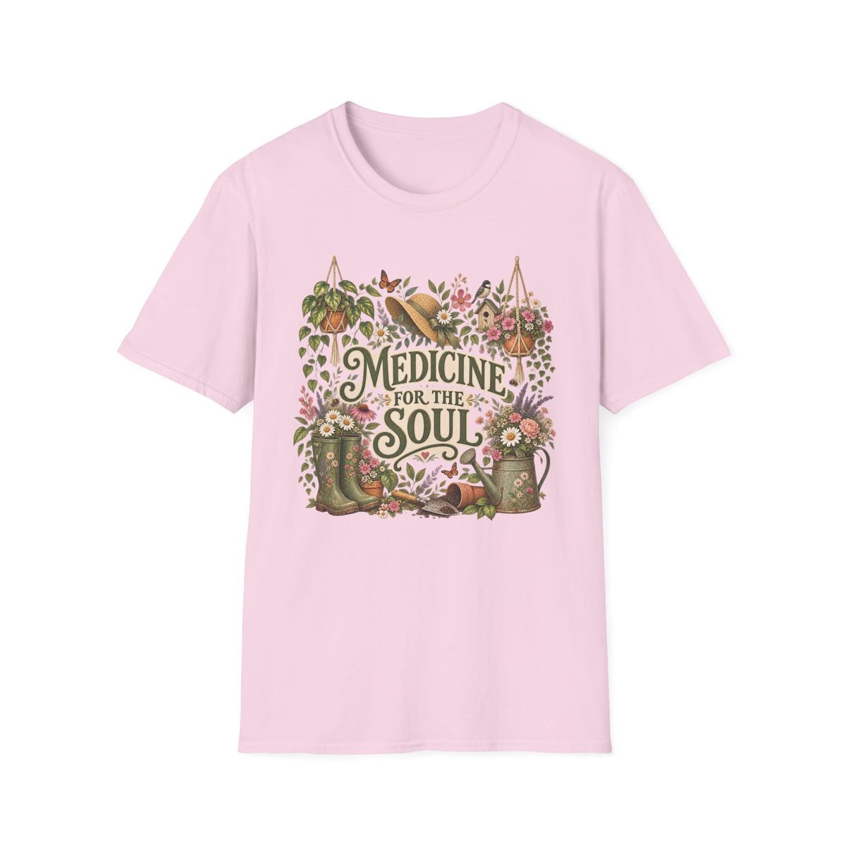 Medicine for the Soul Garden Wreath C1 T-Shirt
