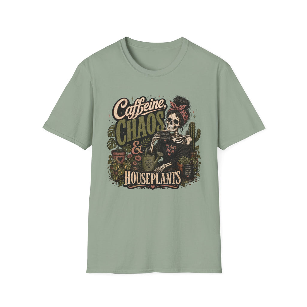 Caffeine Chaos Houseplants C1 T-Shirt