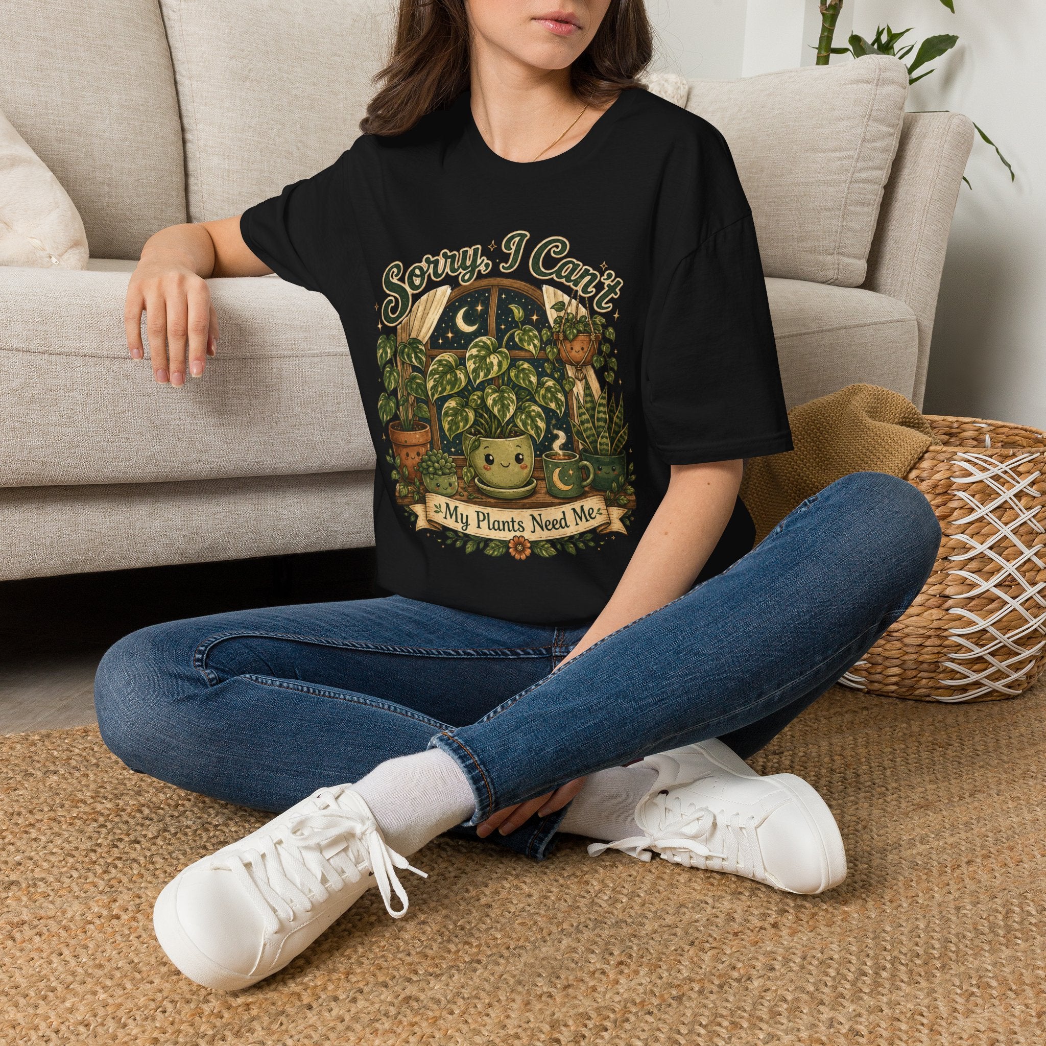 Sorry I Can't My Plant Need Me C2 T-Shirt