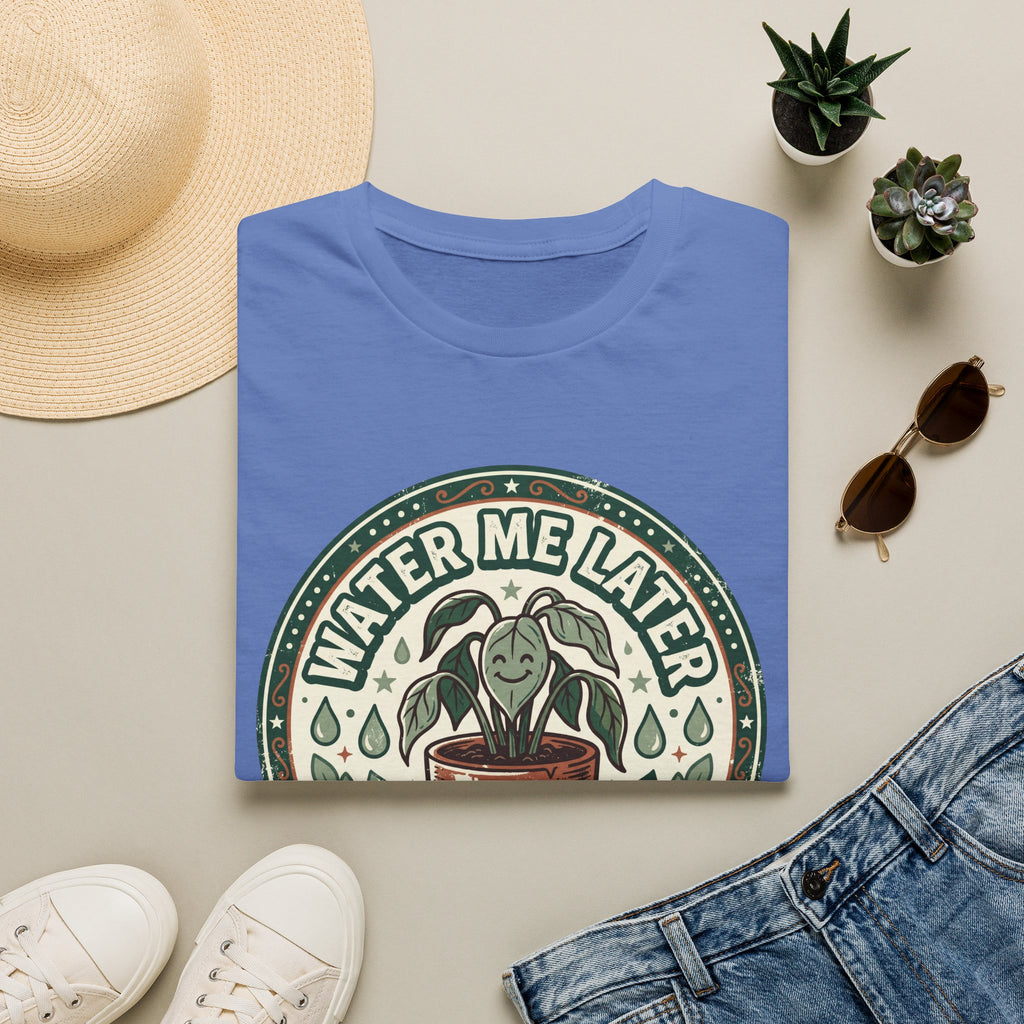 Water Me Later Retro Badge Design G1 T-Shirt