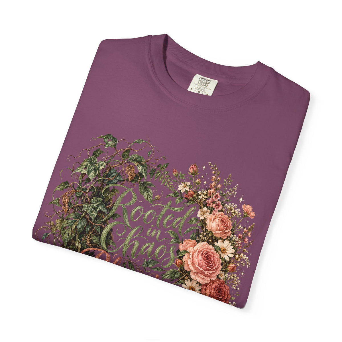 Rooted in Chaos Blooming in Spite of It Premium T-Shirt