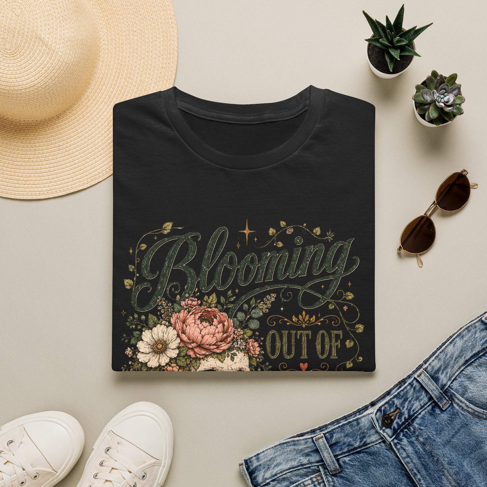 Blooming Out of Spite Gothic C1 T-Shirt